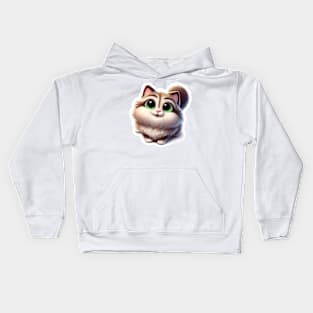 Cute kitten cartoon Kids Hoodie